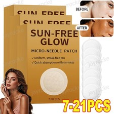 7-21pcs Purevlab Sun Free Glow Microdarts Patch, Sun Free Glow Tanning Patches
