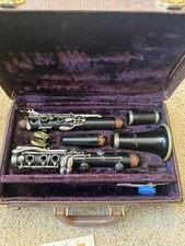 Vintage 1950  s Andre Chabert Clarinet in Original Hard Case