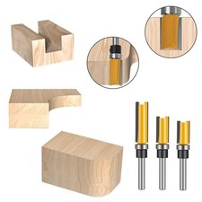 6.35mm Shank Trimming Edge Treatment Grooving...