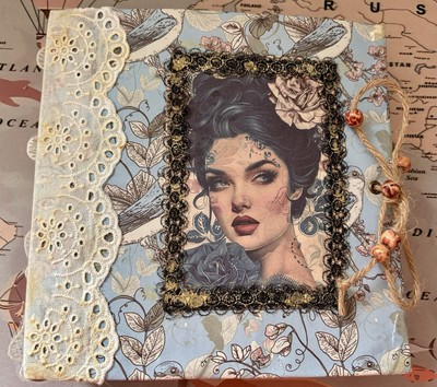 junk journal buch, Unikat, Handarbeit, Notizbuch, Vintage, Ephemera, Kunst