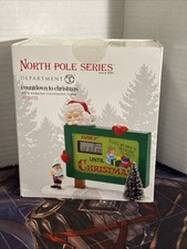 DEPARTMENT 56, NORTH POLE VILLAGE, "COUNTDOWN TO CHRISTMAS" 4030721 Good Cond.