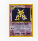 Wizards Pokemon TCG Alakazam 1/102 Base Set Unlimited Holo Rare English 1999