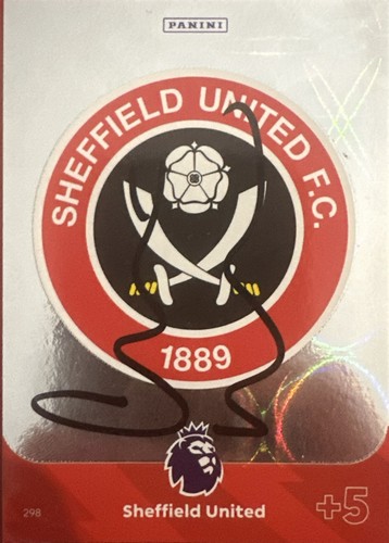 Sheffield United Chris Wilder Hand Signed Adrenalyn Card