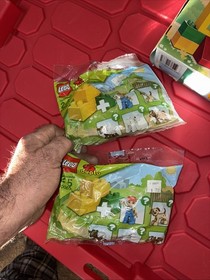 LEGO DUPLO: Chicken Coop (5644)  Egg Brick, Figure, Chicken Coop New Lot Of 5 #2