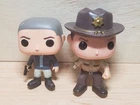 Funko Pop The Walking Dead 369 Shane Walsh and 13 Rick (missing arm) no boxes