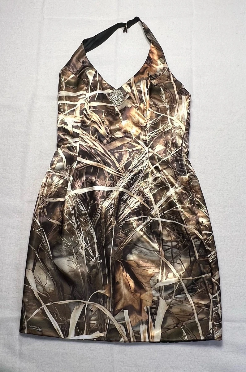 camo formal dresses NEW...Mossy Oak Dress, Strapless Condition single opp bag pack. Camouflage Lace Mermaid Wedding Dresses