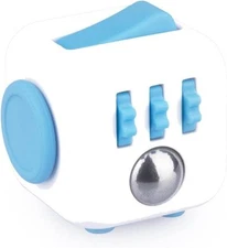 The Original Fidget Cube, Stress Relief Desk Toy with 6 Sides, Gadget for Focus,