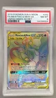 2019 Pokemon Sun & Moon 242 Mewtwo & Mew Unified Minds Secret Rare PSA 8 NM-MT