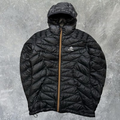 MyTrail Down Puffer Jacket Black Hooded 850 Fill Hyperlite Womens Medium
