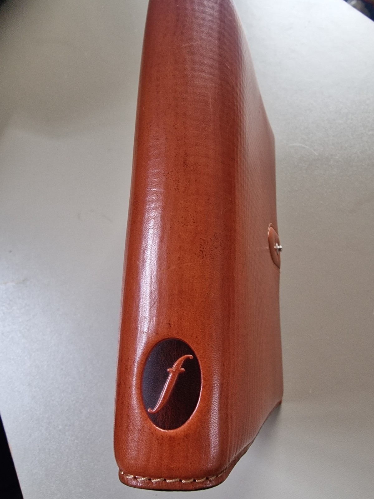 Filofax Bridle Italian tan leather personal size organiser in fabulous condition
