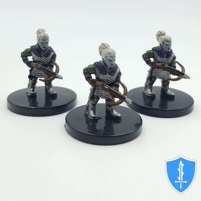 Duergar Sharpshooter x3 - City of Lost Omens #8 Pathfinder Battles D&D Miniature