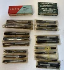 Lot Of 28 New Various Thread Taps, Vintage, England See Description For Details
