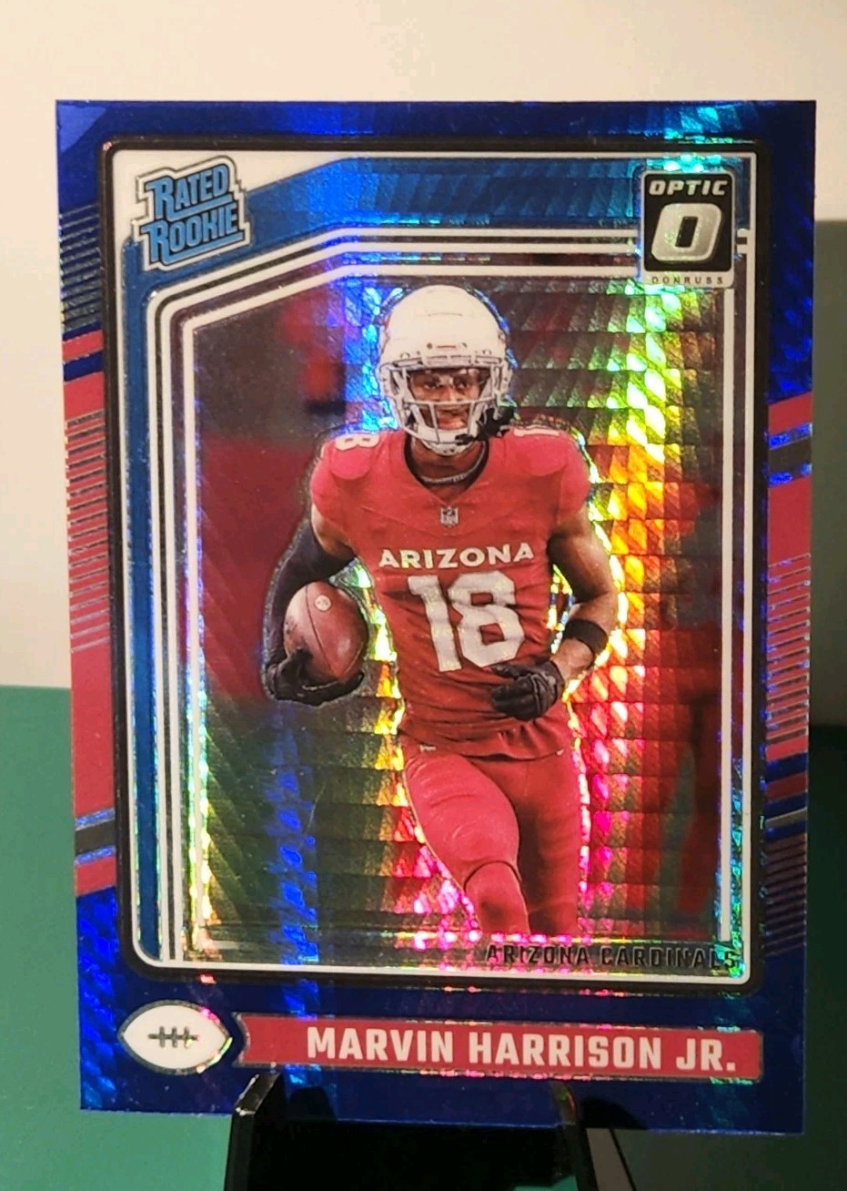 2024 Panini Donruss Optic - Rated Rookie Marvin Harrison Jr. #276 Blue Scope