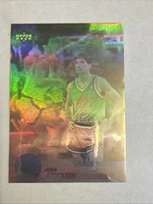John Stockton 1992-93 Upper Deck European Award Winners Hologram Insert #EB2