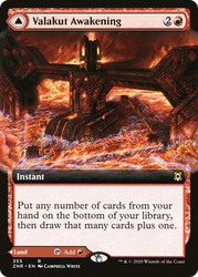 Valakut Awakening (Extended Art) #355 Zendikar Rising MTG