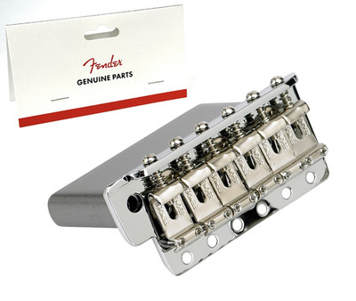 Genuine Fender Vintage-Style Standard 6-Screw TREMOLO BRIDGE ASSEMBLY Strat