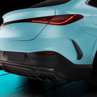 Car Rear Bumper Diffuser Splitter Spoiler Body Kit FüR GLC