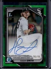 2024 Bowman Draft Hagen Smith Chrome Auto Green Lava Refractor 1st Prospect #/99