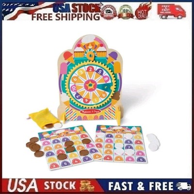 Melissa & Doug Fun at the Fair! Roulette & Plinko. Color & Number Matching Game