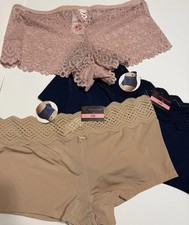 3 No Boundaries Casual Comfort Lace Modal Boyshort Panties Women  s Sz L