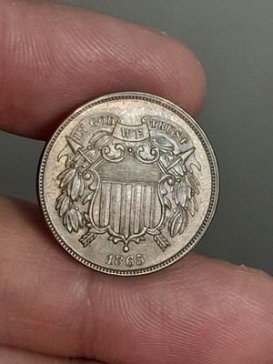 1865 Two Cent Piece Uncirculated (Fancy 5) #3