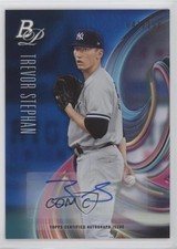 2018 Bowman Platinum Top Prospects Blue 41/150 Trevor Stephan #TOP-81 Auto e6p