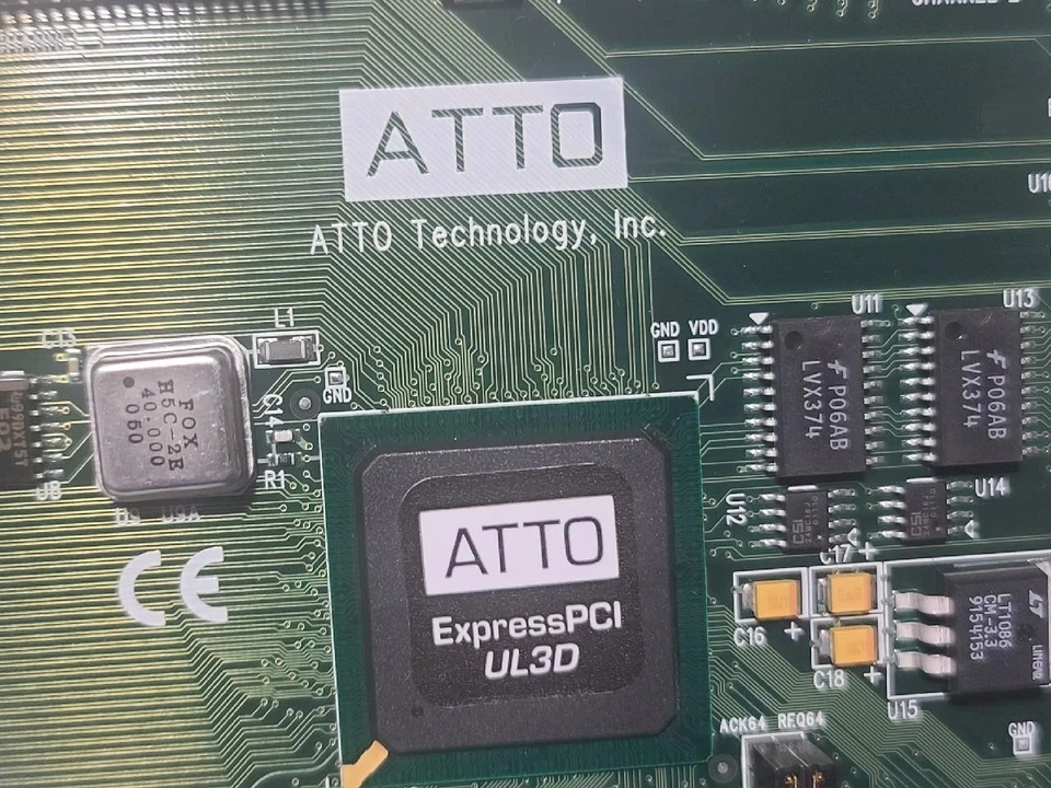ATTO Technology Express PCI UL3D Card 0079-PCBX-001 - Image 3 of 4
