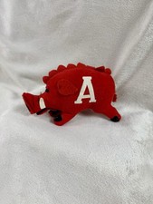 Dream Pets Arkansas Razorbacks Mascot  A  Plush Stuffed Animal Japan Dakin READ
