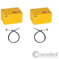 2X Hella Handbremsseile Passend FüR Ford Courier Fiesta Fusion Mazda 2