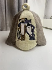 Natural 100% wool Sauna hat for children 4-15 years Cap for sauna, russian banya