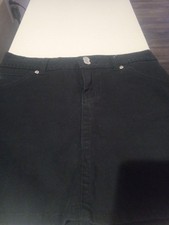 Woman Jordache Skirt Black Low Ride Stretch Size 5/6