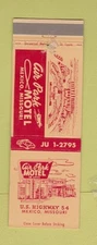 Matchbook Cover - Air Park Motel Mexico MO