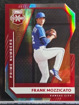 Frank Mozzicato 2021 Panini Elite Extra Edition Prime Nos. #101 Die Cut RED /174