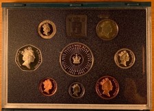 1993 United Kingdom royal mint proof coin set