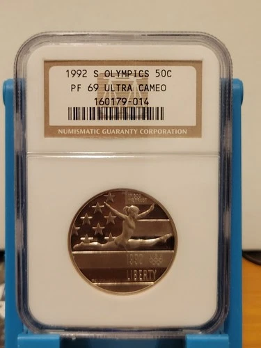 1992-S Olympics Half Dollar NGC PF 69 Ultra Cameo Commemorative