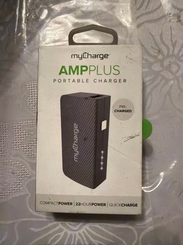 myCharge AMP PLUS Portable Charger Black 3000mAh New Sealed
