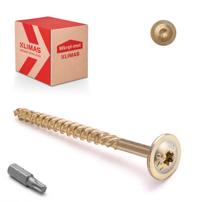 Tellerkopfschrauben Holzbauschrauben  Tellerkopf Torx Schrauben Q1 Bit Gratis !!
