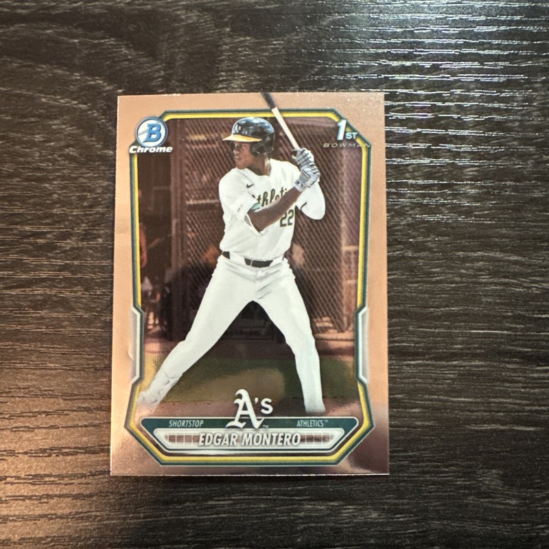2026 Bowman Edgar Montero 1st Chrome Athletics