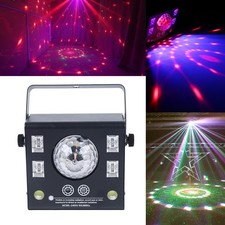 New 4 in 1 Mixed LED Light Party DJ Disco Lights Effect Pattern Strobe Light