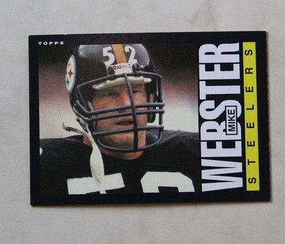 1985 Topps Football # 365 Mike Webster Steelers HoF