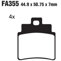 Bremsbelag Ebc SFAC355 4 Vorne FüR Sym Gts 300 I Joymax Sport Start Stop Abs 201