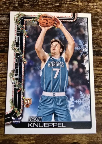 KON KNUEPPEL 2025-26 Topps Holiday Rookie RC Basketball Card Free Shipping nba