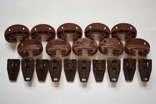 10x Kenlin Rite Trak II Drawer Guide Glide & Stop w/ Screws -  Authentic