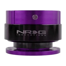 NRG Purple DING SOUND Steering Wheel Quick Release Hub Adapter Snap Off Boss Kit