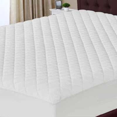 Extra Deep Quilted Mattress Protector Bed Topper Cover Single Double King Size