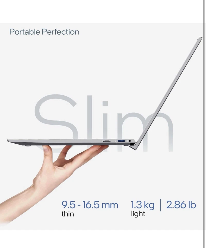 Laptop Computer, 8GB RAM, 128GB SSD, J4005 Processor Laptop, 14 inch 11 Pro - Image 4 of 4