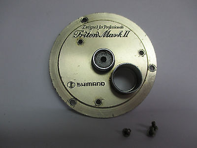 USED SHIMANO CONVENTIONAL REEL PART Set Plate Triton Mark II
