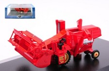 Model Tractor Oxford Combine Harvester Red 1:76 Diecast Mod...