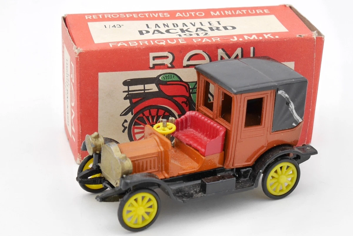 Lot De 2 Voitures Miniatures Rami JMK - Léon Bollée Et Renault - 1/43 - Boîtes
