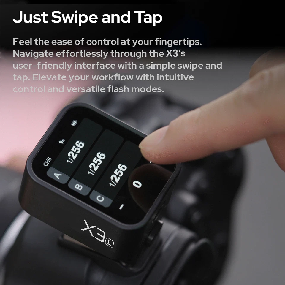 GODOX X3L 2.4G Flash Trigger TTL Autoflash with Large T8C8 - Image 4 of 4